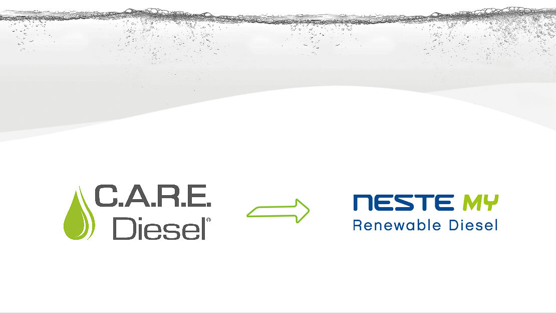 Aus C.A.R.E. Diesel® wird Neste MY Renewable Diesel™